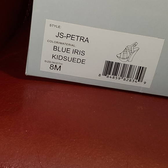 Blue platform shoes - Picture 6 of 6